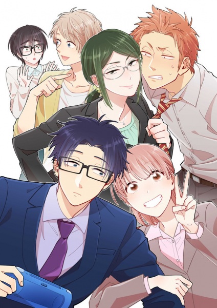 Os personagens de Wotaku Ni Koi Wa Muzukashii - Meta Galáxi